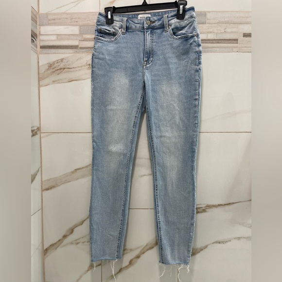 Pistola Arielle Skinny Scissor Cut Hem Frayed Jean blue sky size 29 - Picture 4 of 11